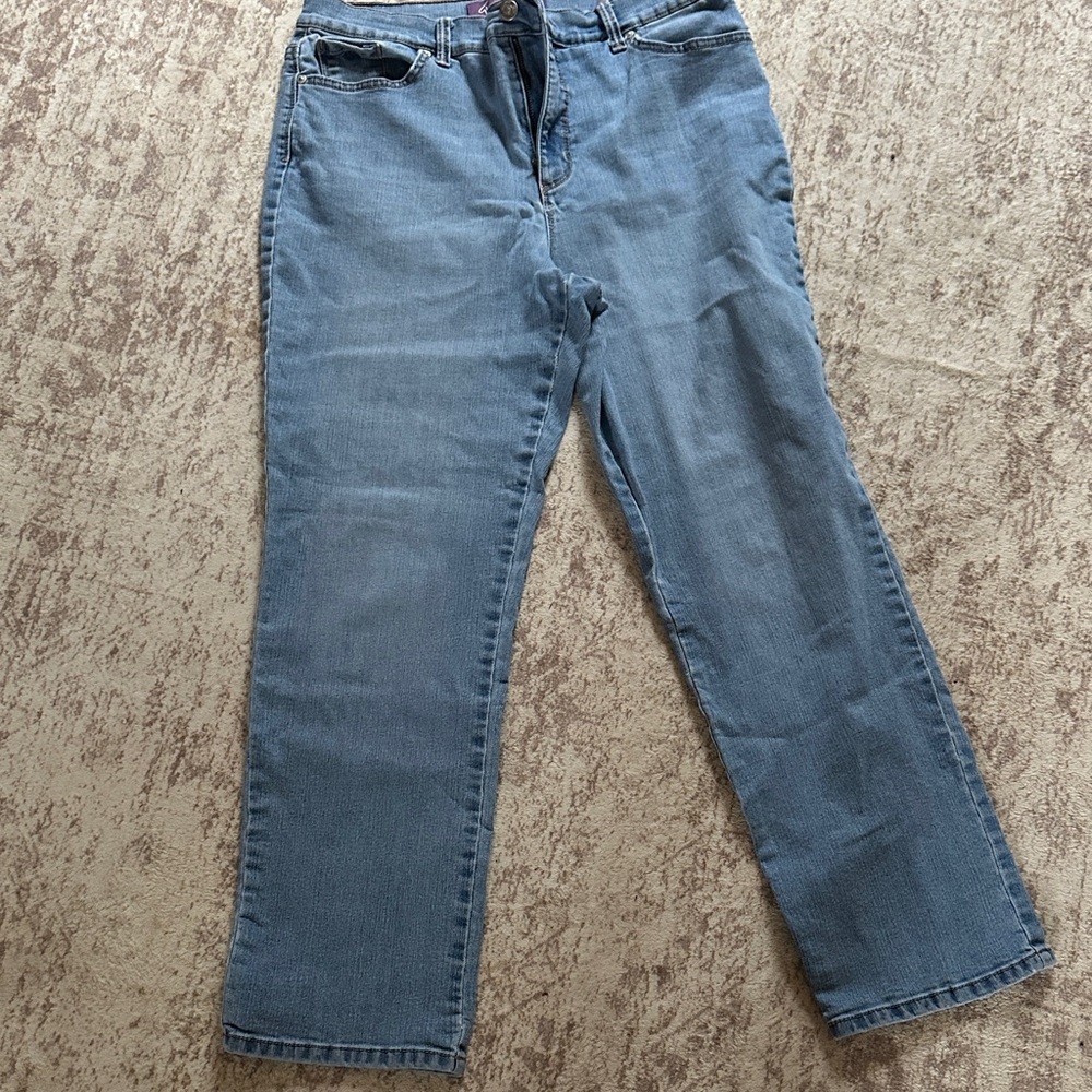 Gloria Vanderbilt Straight Blue Jeans